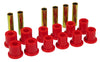 Prothane 6-1010 fits Ford 73-77 F250 4wd Front Spring & Shackle Bushings - Red