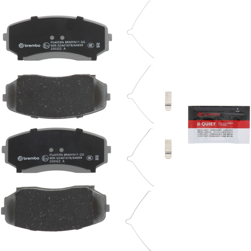 Brembo OE P54059N fits Ford Edge/Lincoln MKX/Mazda CX-7/CX-9 Front NAO Brake Pad
