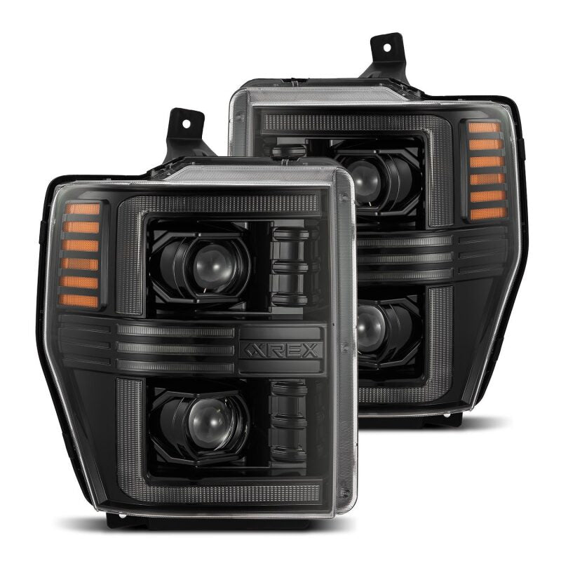 AlphaRex 880309 08-10 fits Ford F250-550 PRO-Series Projector headlights Alph