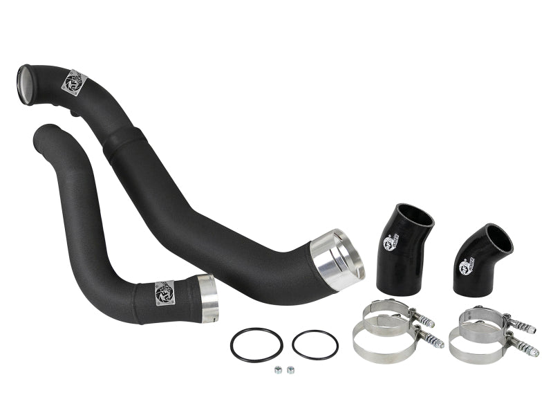 AFE 46-20364-B unner 3.5in-3in Intercooler Cold Side Tube Black - 18-19 fits Fo