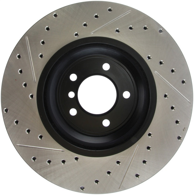 Stoptech 127.34093L 07-09 fits BMW 335 (E90/E92/E93) Slotted & Drilled Left Front Rotor