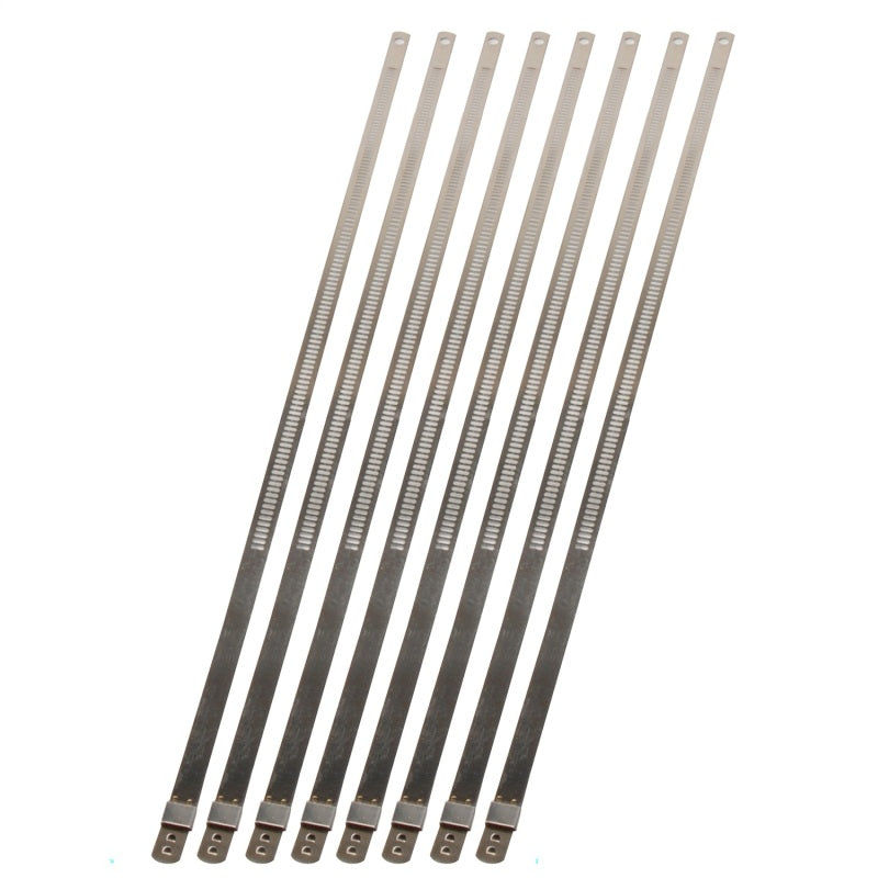 DEI 10208 Stainless Steel Positive Locking Tie 1/4in (7mm) x 9in - 8 per pack