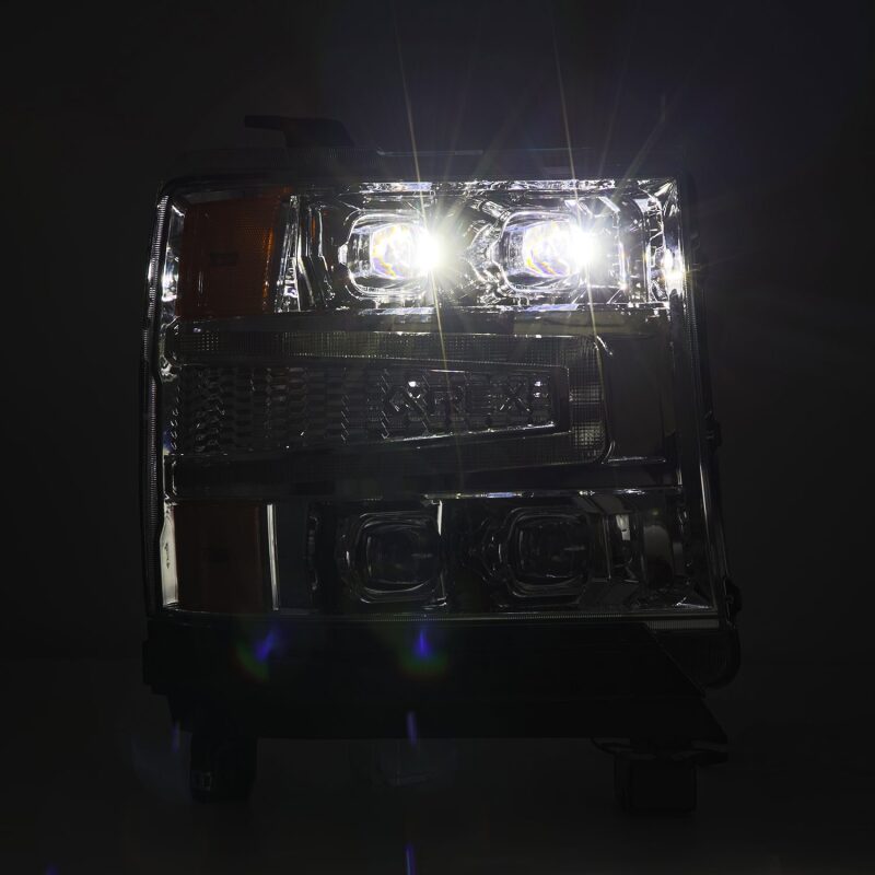 AlphaRex 880238 16-18 fits Chevy 1500HD NOVA-Series LED Proj Headlights Chrm