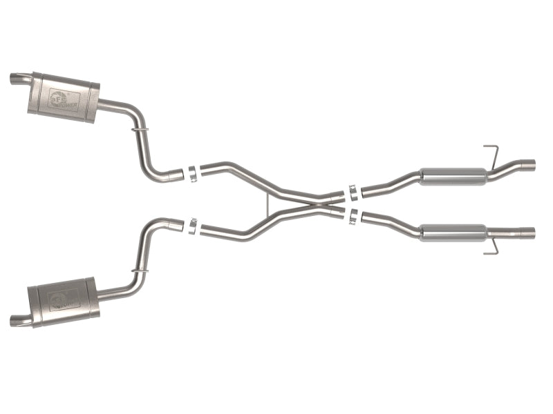 AFE 49-38100 Series 2.24in SS Cat-Back Exhaust 21-23 fits Jeep Grand Cherokee
