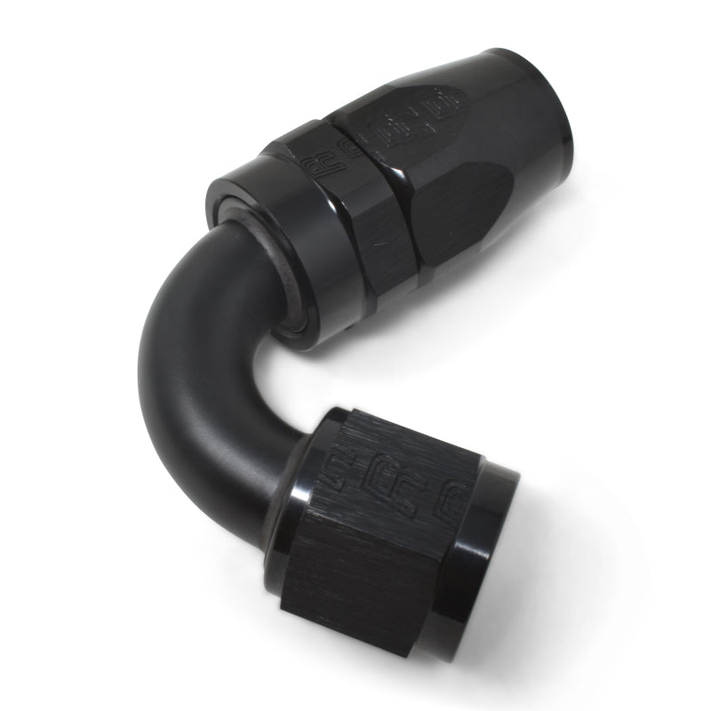 Russell 613415 Performance -8 AN Black 120 Degree Full Flow Swivel Hose End
