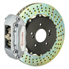 Brembo 1A1.6032A3 fits CR-Z Front GT BBK 4 Piston Cast 2pc 328x28 2pc Rotor Drilled-Silver