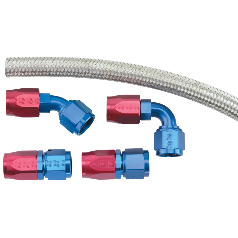 Russell 639400 Performance Holley - Fuel Pump to -8 Dual Inlet Kit (For ProFlex -4ft hose)