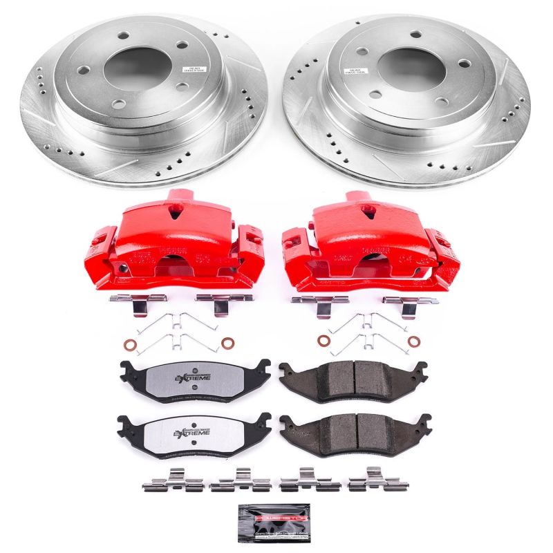 Power Stop KC4579 36 04 fits Ford E-150 Club Wagon Rear Z36 Truck&Tow Kit w/Cals