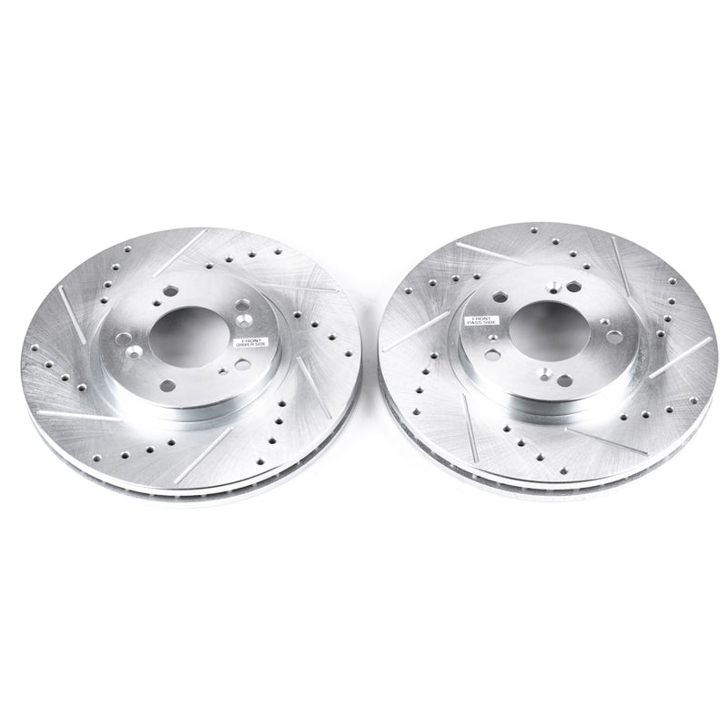 PowerStop fits Acura 99-04 RL Front Evolution Drilled & Slotted Rotors - Pair