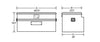 Tradesman 9460WB Aluminum Flush Mount Truck Tool Box Full/Wide (60in.) - Brite