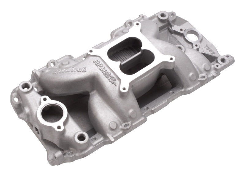 Edelbrock 7562 B/B Chev Rect Port RPM Air-Gap Manifold