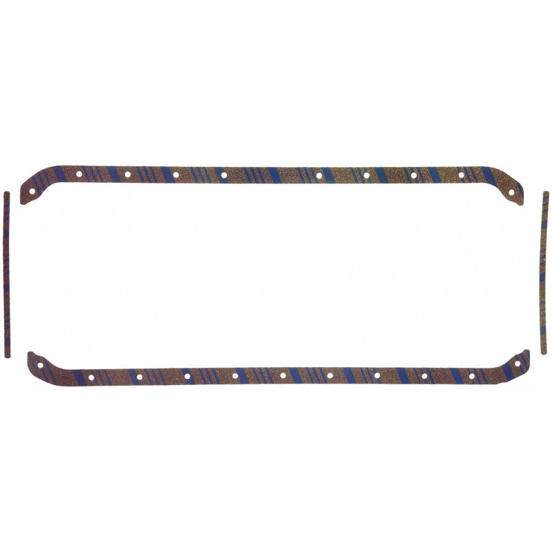 Fel-Pro OS34210C fits Toyota Land Cruiser OS 34210 C Engine Oil Pan Gasket Set Blue Stripe cork-rubber