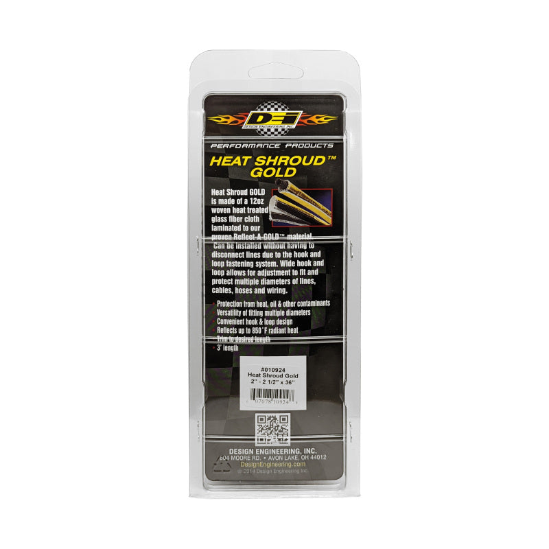 DEI 10924 Heat Shroud Gold 2in to 2.5in x 36in
