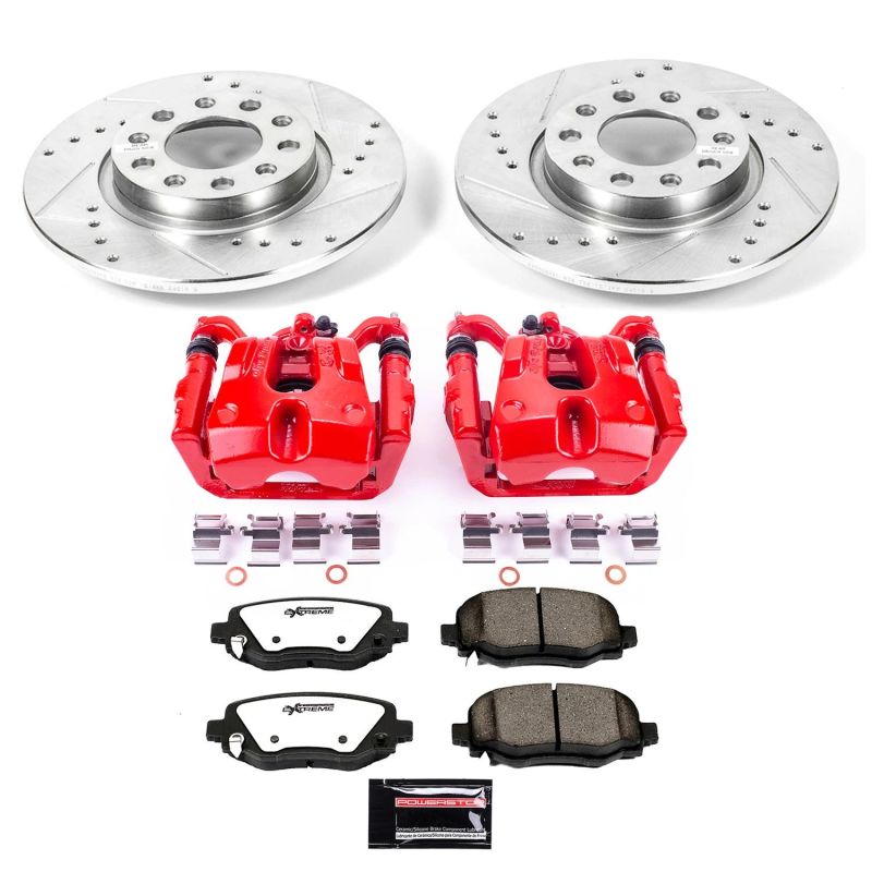 PowerStop KC6543 36 fits Chrysler 200 Rear Z36 Truck & Tow Brake Kit w/Calipers