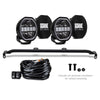 Borne Off-Road BNLT-BR-21M-B27 2021+ fits Ford Bronco Direct Fit Lights - Mod Bumper - 2in x 7in Round - Bumper