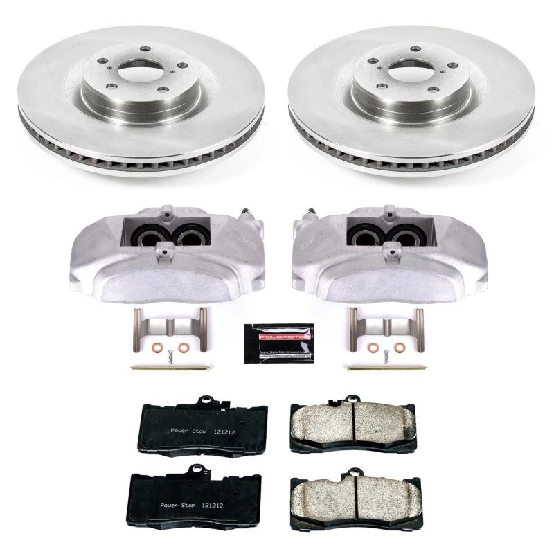 Power Stop KCOE6355 15-21 fits Lexus RC350 Front Autospecialty Kit w/Cals