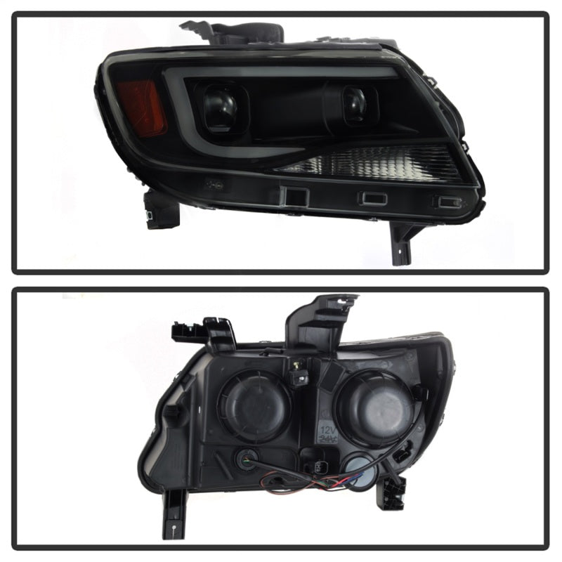 xTune 9039300 fits Chevy Colorado 15-17 HalogenOnly Projector Headlights - Blac