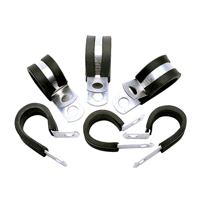Russell 650990 Performance Cushion Clamps - Holds -8 AN Hose (6 pcs.)