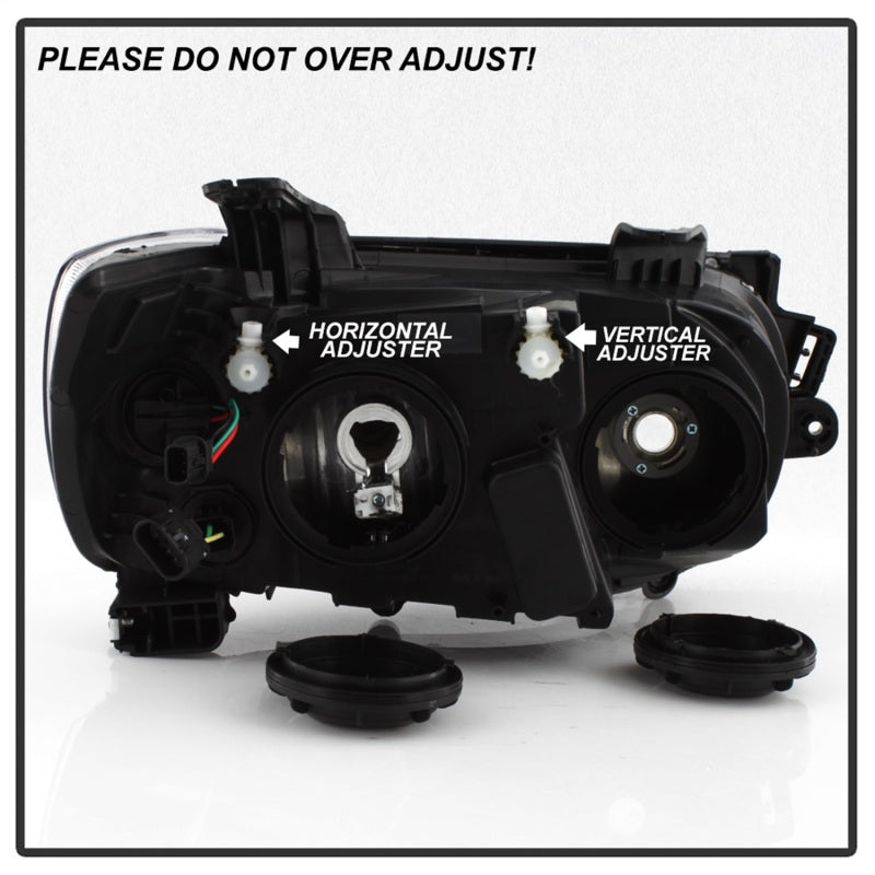 xTune 9943188 12-15 fits Chevy Sonic Driver Side Halogen Headlight - Black OEM