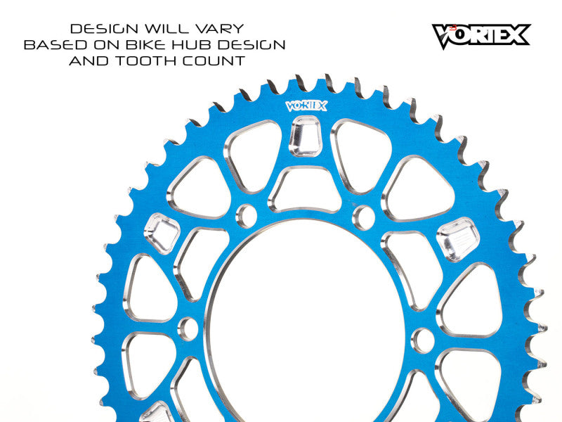 Vortex Racing V4 45 Tooth 525 Rear Sprocket - Blue