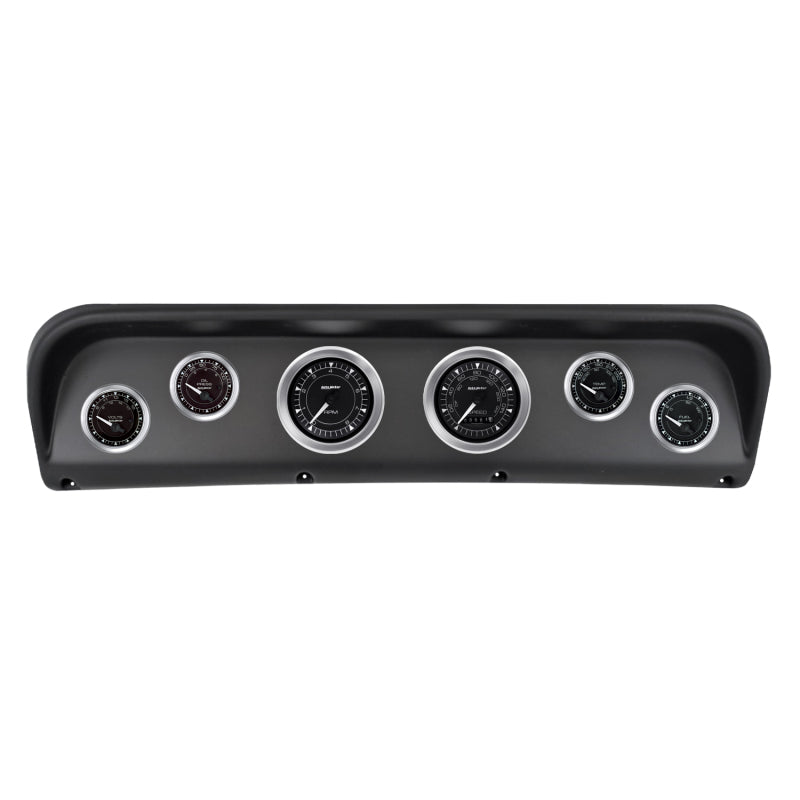 AutoMeter 2938-04 Autometer Chrono Direct Fit Dash Kit 67-72 fits Ford F100 (2 x 3-3/8in. / 4 x 2-1/16in.)