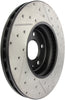 Stoptech 127.33123R Power Slot 09-10 Audi A4/A4 Quattro / 08-10 A5 / 10 S4 Front Right Drilled & Slotted Rotor