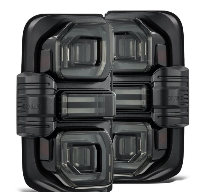 AlphaRex 659020 21-24 fits Ford Bronco NOVA LED Tail Lights - Alpha-Black