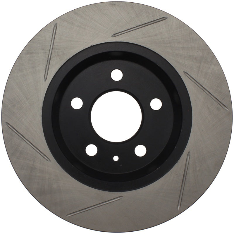 Stoptech 126.33127SL Power Slot 09-10 fits Audi A4/A4 Quattro / 08-10 A5 / 10 S4 Rear Left Slotted Rotor