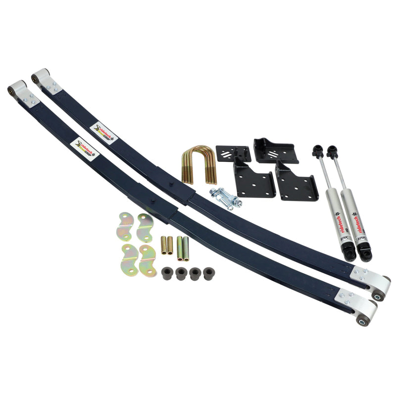 Ridetech 11014810 55-57 fits Chevrolet Bel Air Composite Leaf Spring w/ HQ Shock Kit - 2in Drop - Rear