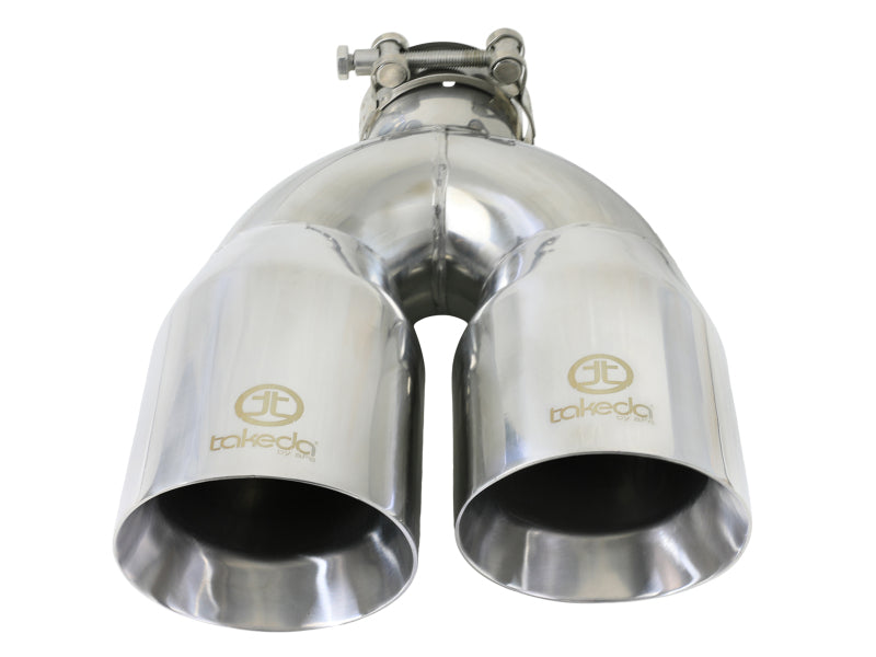 AFE 49T25484-P121 2.5in 304 Stainless Steel Clamp-on Tip Passenger Side 2.5in
