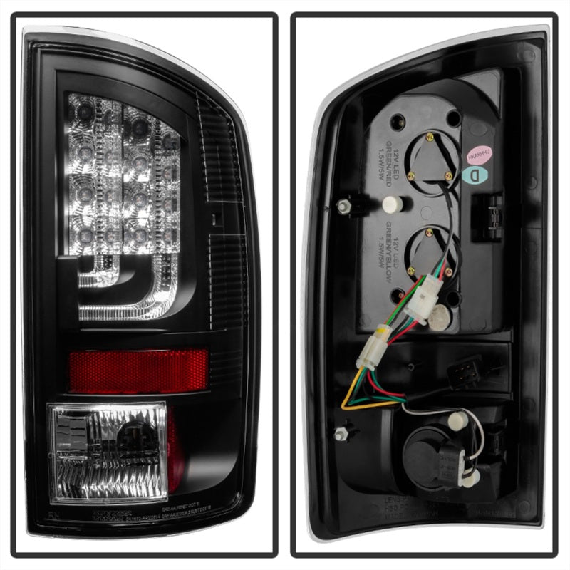 Spyder 5081810 fits Dodge 02-06 Ram 1500 Version 2 LED Tail Light - Black ALT-Y