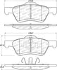 Stoptech 308.1047 Street Brake Pads
