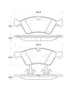 Stoptech 308.1123 Street Touring Brake Pads