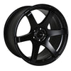 Enkei 485-885-4442BK T6S 18x8.5 42mm Offset 5x112 Bolt Pattern 72.6 Bore Matte Black Wheel