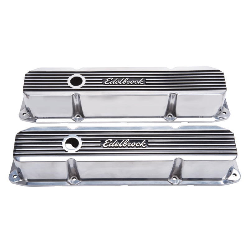 Edelbrock 4276 Valve Cover Elite II fits Chrysler 383-440 Big Block V8 Polished
