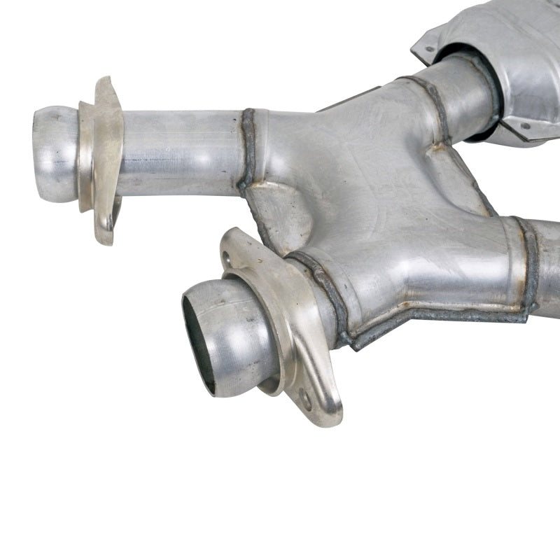 BBK 1810 Mustang 5.0 Short Mid X Pipe w Catalytic Converters 2-1/2 For Automati