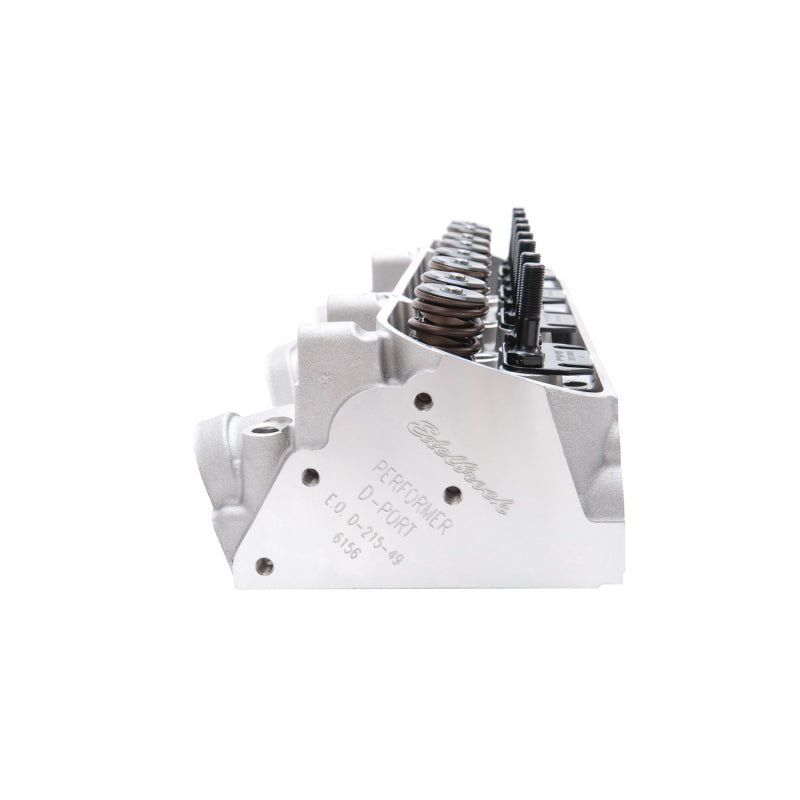 Edelbrock 61575 Cylinder Head fits Pontiac Performer D-Port 87cc Chambers for Hydraulic Roller Cam Complete