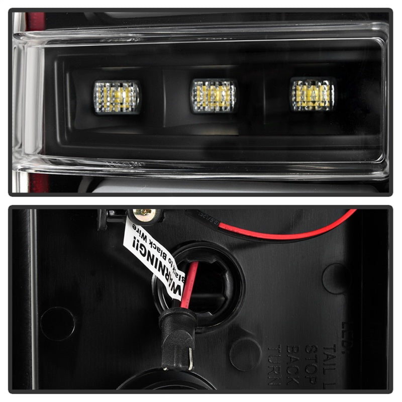 Spyder 5085733 fits Toyota 16-17 Tacoma LED Tail Lights - Black (ALT-YD-TT16-LE