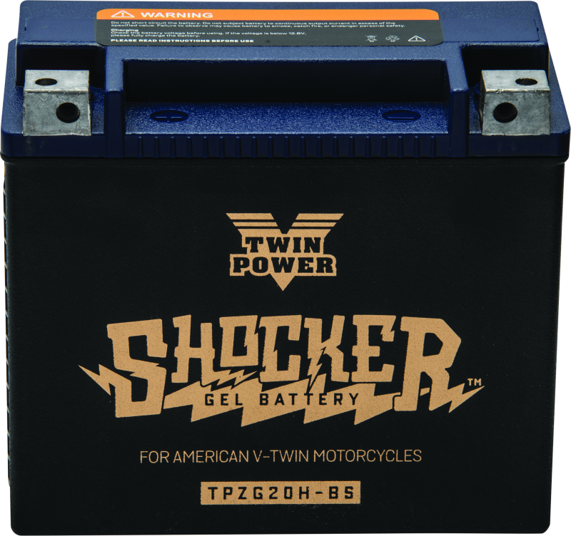 Twin Power 781233 YTX-20H Shocker Gel Battery Replaces H-D 65991-82B 310 CCA