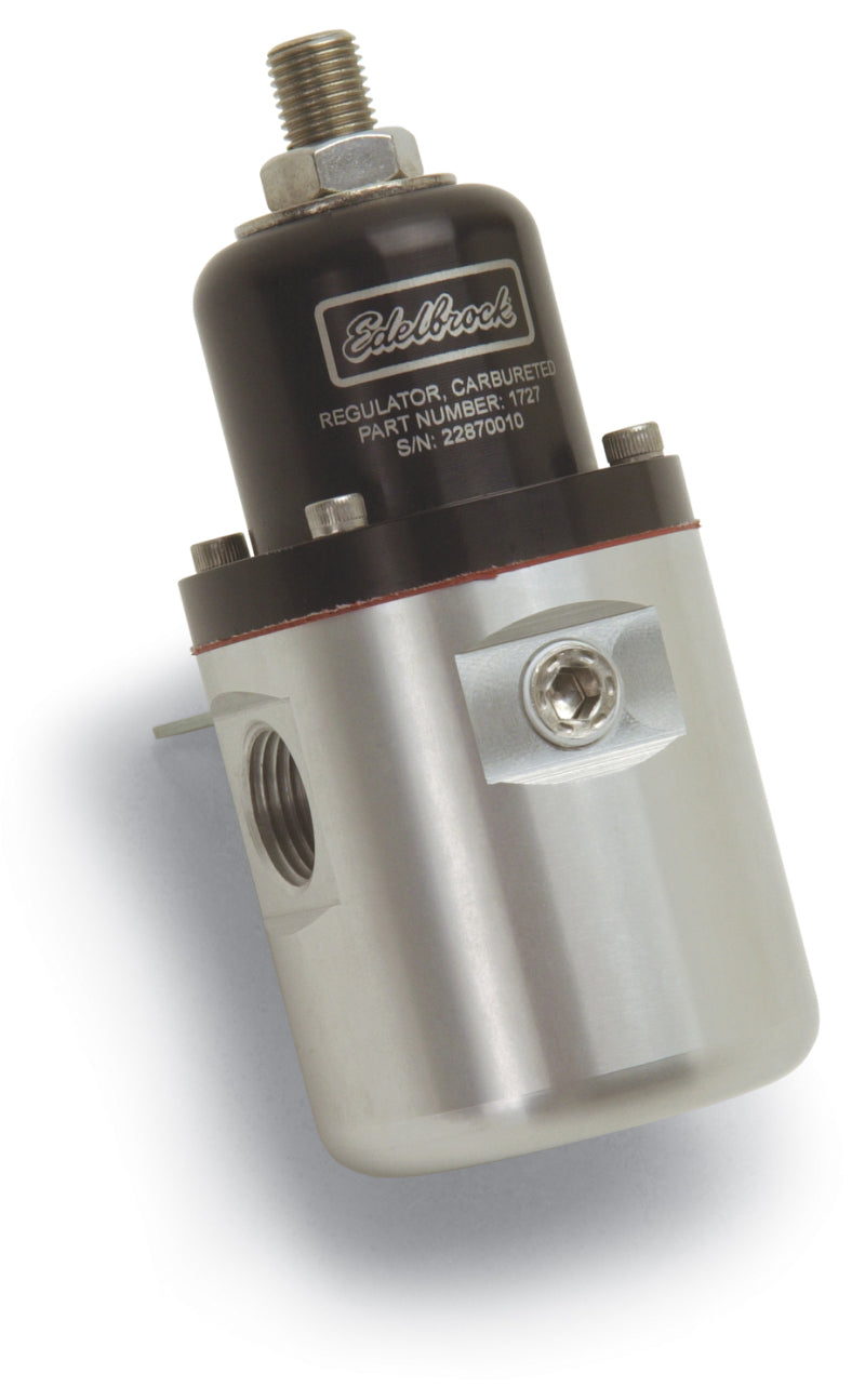 Edelbrock 1727 Fuel Pressure Regulator 160 GPH for Carbureted Applications