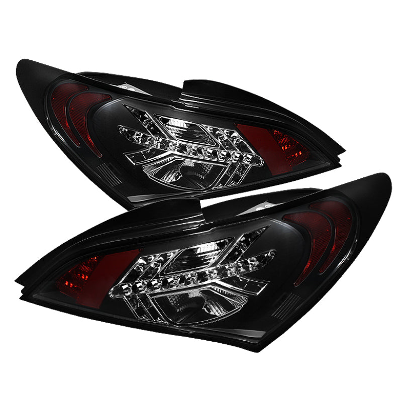 Spyder 5034304 fits Hyundai Genesis 10-12 2Dr LED Tail Lights Black ALT-YD-HYGE