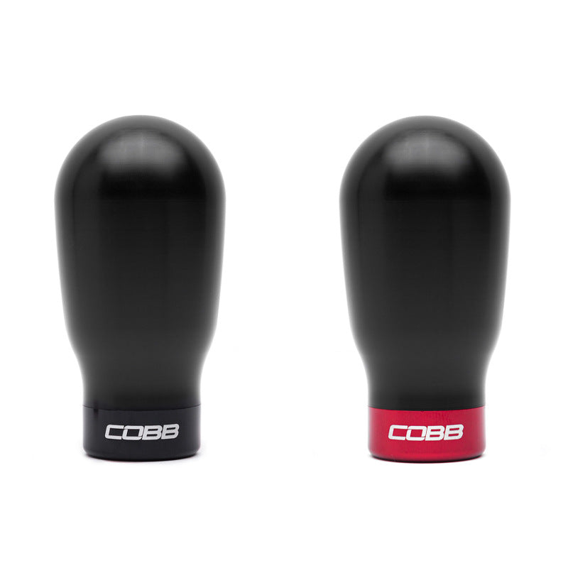 COBB 271370-BK fits Mazda 6-Speed Tall Weighted COBB Shift Knob - Blk (Incl. Both Red + Blk Collars)