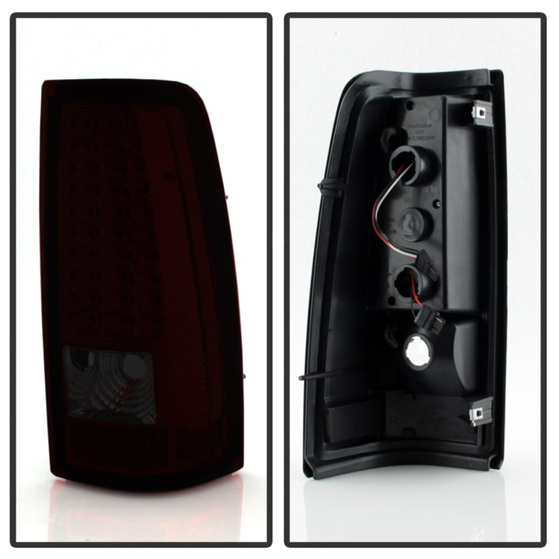 5011763 Xtune fits Chevy 99-02 Silverado 1500/2500/3500 LED Tail Lights Red Sm