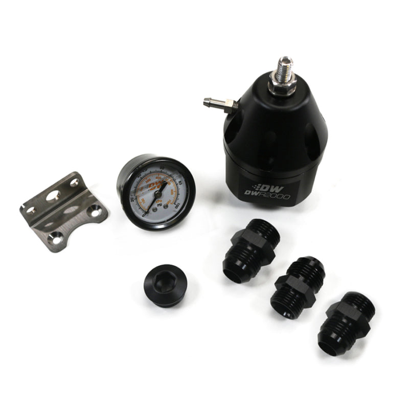 DeatschWerks 6-2000-FRB-1010 DWR2000 AFPR + Pressure Gauge + 10AN Fittings - An
