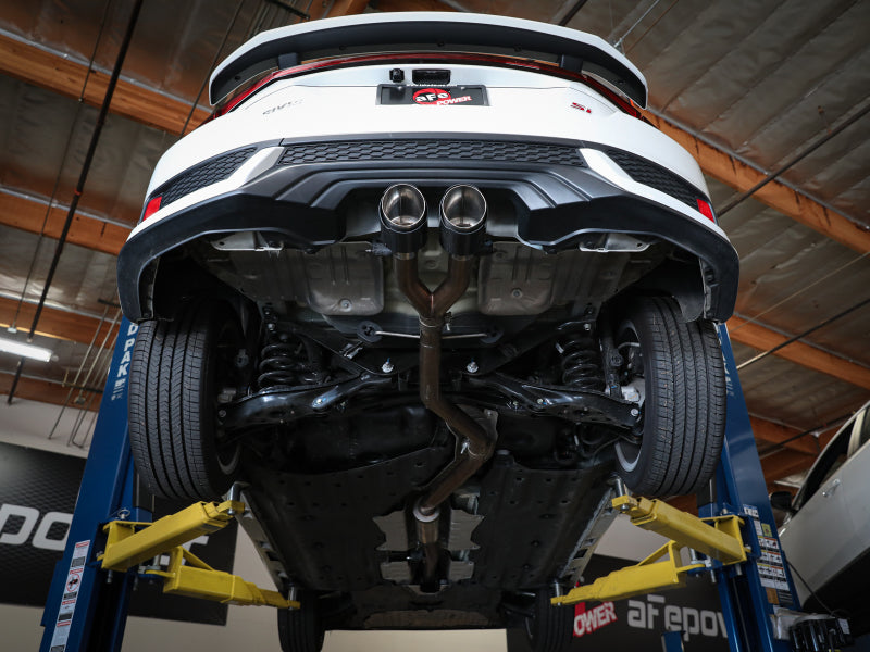 AFE 49-36620-C 2.5in 304SS Cat-Back Exhaust System 17-20 fits Honda Civic SI C