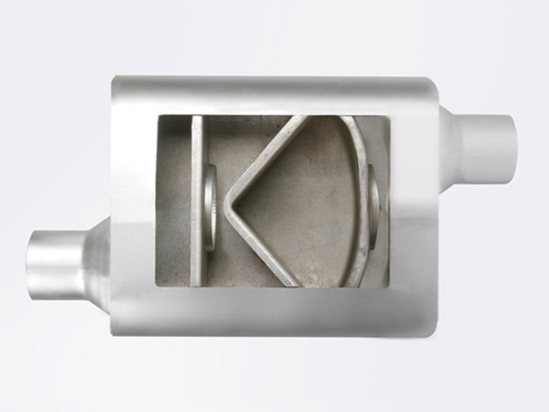 AFE 49M00003 on Replacement Alum Steel Muffler 2-1/2in In/Out Baffled Offset/Of
