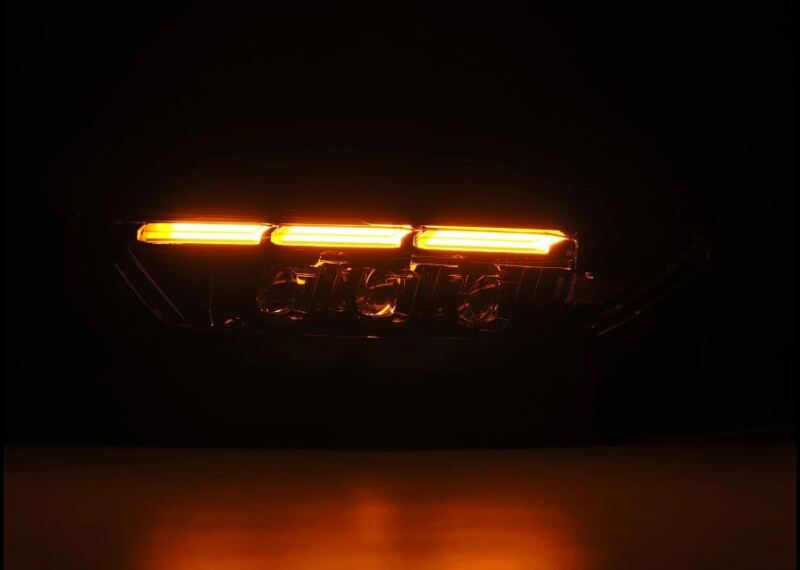 AlphaRex 880261 15-17 fits Ford Mustang NOVA LED Proj Headlights Alpha Black