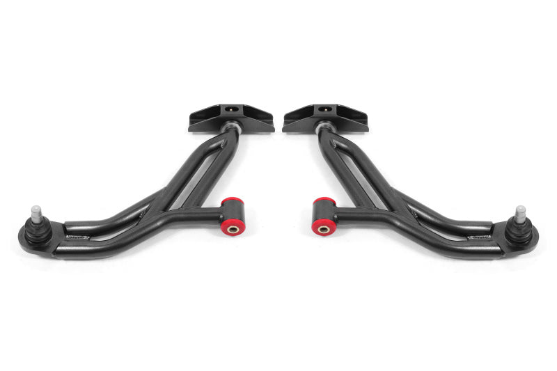 BMR Suspension AA750H fits Ford 05-14 Mustang Lower A-Arms - Black Hammertone -