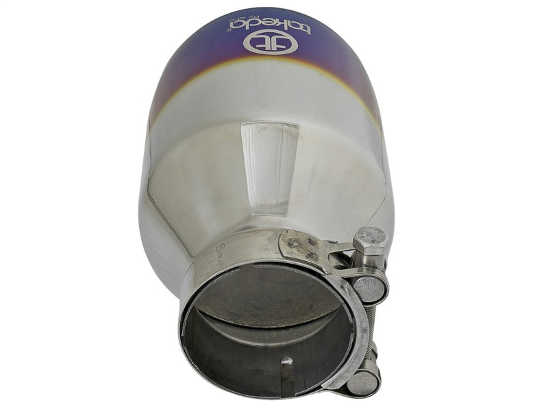 AFE 49T25454-L07 304 Stainless Steel Clamp-On Exhaust Tip 2.5in. Inlet / 4.5in