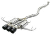 AFE 49-36623-B 3in 304 SS Cat-Back Exhaust w/ Tri-Black Tips 17-18 fits Honda
